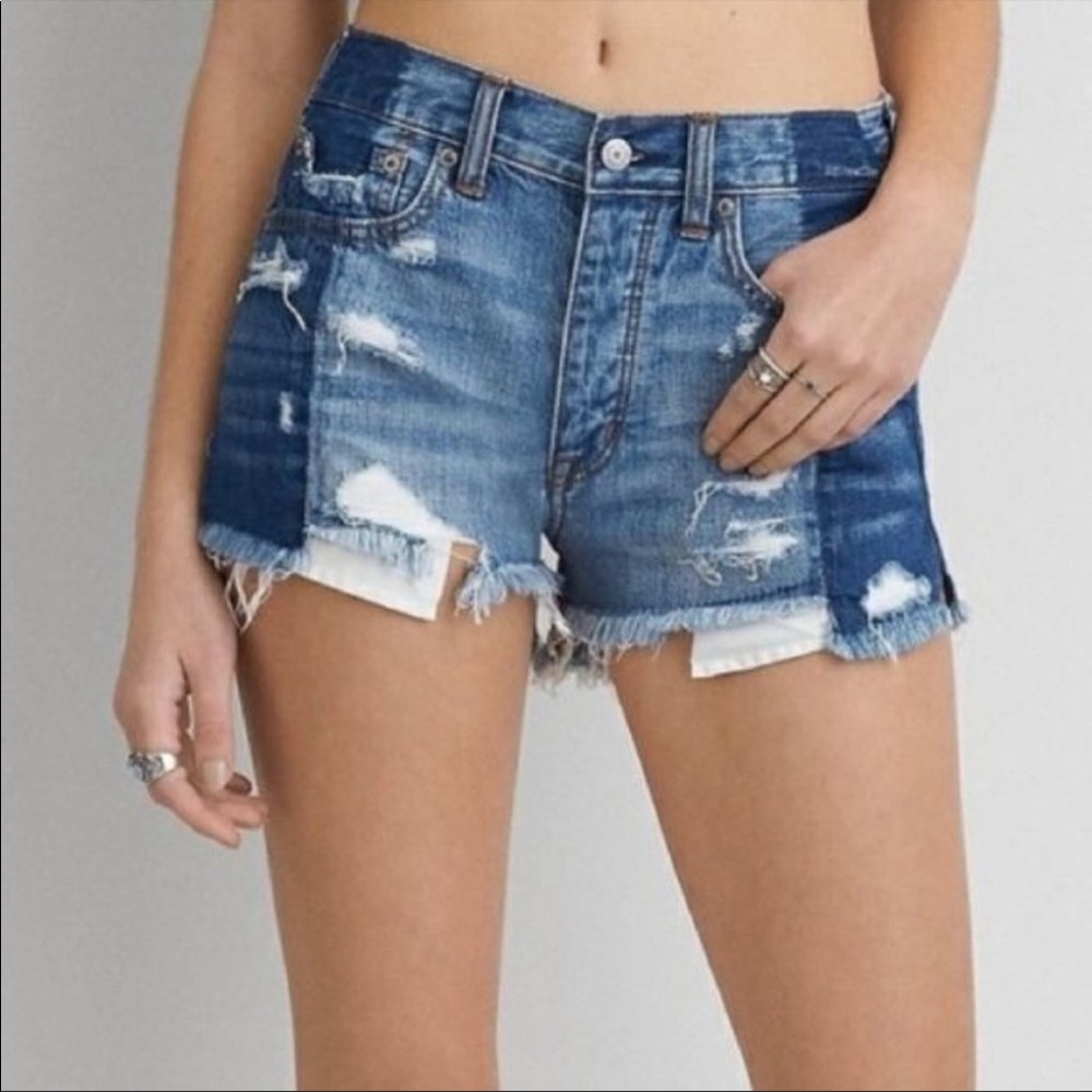 American Eagle Hi Rise Festival Shorts